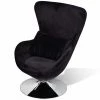 VidaXL Fauteuil en forme d’œuf Noir 1 VidaXL Fauteuil en forme d’œuf Noir -Fauteuils Soldes image 1 241178