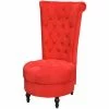 VidaXL Chaise de canapé avec dossier haut Rouge Tissu 2 VidaXL Chaise de canapé avec dossier haut Rouge Tissu -Fauteuils Soldes image 1 243183