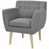 VidaXL Fauteuil Gris clair Tissu -Fauteuils Soldes image 1 244065