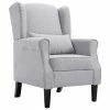 VidaXL Fauteuil Gris clair Tissu -Fauteuils Soldes image 1 248615