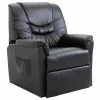 VidaXL Chaise inclinable Noir Similicuir 1 VidaXL Chaise inclinable Noir Similicuir -Fauteuils Soldes image 1 248976