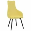 VidaXL Chaise de canapé Jaune moutarde Tissu