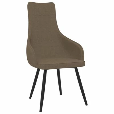 VidaXL Chaise de canapé Taupe Tissu 3 VidaXL Chaise de canapé Taupe Tissu
