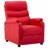 VidaXL Fauteuil inclinable Rouge Similicuir 2 VidaXL Fauteuil inclinable Rouge Similicuir -Fauteuils Soldes image 1 289687
