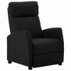 VidaXL Fauteuil inclinable Noir Similicuir