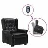 VidaXL Fauteuil releveur inclinable Noir Similicuir brillant -Fauteuils Soldes image 1 3093419