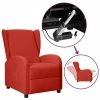 VidaXL Fauteuil inclinable releveur à oreilles Bordeaux Similicuir -Fauteuils Soldes image 1 3098247
