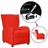 VidaXL Fauteuil inclinable releveur à oreilles Rouge Similicuir -Fauteuils Soldes image 1 3098248