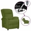 VidaXL Fauteuil inclinable électrique Vert clair Velours 2 VidaXL Fauteuil inclinable électrique Vert clair Velours -Fauteuils Soldes image 1 3098396