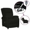 VidaXL Fauteuil inclinable électrique Noir Velours -Fauteuils Soldes image 1 3098399