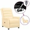VidaXL Fauteuil inclinable électrique Crème Similicuir -Fauteuils Soldes image 1 3098467