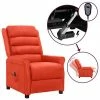 VidaXL Fauteuil inclinable électrique Rouge Similicuir -Fauteuils Soldes image 1 3098469