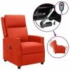 VidaXL Fauteuil inclinable électrique Rouge Similicuir -Fauteuils Soldes image 1 3098483