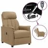 VidaXL Fauteuil inclinable électrique Cappuccino Similicuir