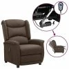 VidaXL Fauteuil inclinable électrique Taupe Tissu 2 VidaXL Fauteuil inclinable électrique Taupe Tissu -Fauteuils Soldes image 1 3098514