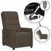 VidaXL Fauteuil inclinable électrique Gris Similicuir