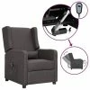 VidaXL Fauteuil inclinable électrique Gris foncé Tissu -Fauteuils Soldes image 1 3098722