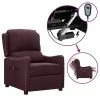 VidaXL Fauteuil inclinable électrique Violet Tissu -Fauteuils Soldes image 1 3098752