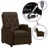 VidaXL Fauteuil inclinable électrique Marron Similicuir -Fauteuils Soldes image 1 3098864