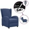 VidaXL Fauteuil inclinable électrique Bleu Tissu -Fauteuils Soldes image 1 3098935