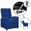 VidaXL Fauteuil inclinable électrique Bleu Tissu -Fauteuils Soldes image 1 3100336