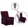 VidaXL Fauteuil inclinable Violet Tissu -Fauteuils Soldes image 1 3100347