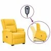 VidaXL Fauteuil inclinable Jaune Tissu -Fauteuils Soldes image 1 3100367