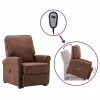 VidaXL Fauteuil inclinable Marron Tissu 1 VidaXL Fauteuil inclinable Marron Tissu -Fauteuils Soldes image 1 3100373