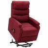 VidaXL Fauteuil inclinable Rouge bordeaux Tissu 2 VidaXL Fauteuil inclinable Rouge bordeaux Tissu -Fauteuils Soldes image 1 321239