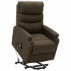 VidaXL Fauteuil inclinable Marron Tissu -Fauteuils Soldes image 1 321240
