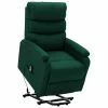 VidaXL Fauteuil inclinable Vert foncé Tissu 2 VidaXL Fauteuil inclinable Vert foncé Tissu -Fauteuils Soldes image 1 321242