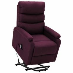 VidaXL Fauteuil inclinable Violet Tissu