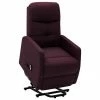 VidaXL Fauteuil inclinable sur pied Violet Tissu -Fauteuils Soldes image 1 321339