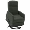 VidaXL Fauteuil inclinable Anthracite Similicuir 2 VidaXL Fauteuil inclinable Anthracite Similicuir -Fauteuils Soldes image 1 321369
