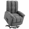 VidaXL Fauteuil inclinable Gris clair Tissu