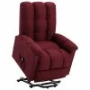 VidaXL Fauteuil inclinable Rouge bordeaux Tissu