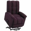 VidaXL Fauteuil inclinable Violet Tissu -Fauteuils Soldes image 1 321387