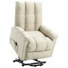 VidaXL Fauteuil inclinable Crème Tissu -Fauteuils Soldes image 1 321389