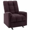 VidaXL Fauteuil inclinable Violet Tissu