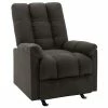 VidaXL Fauteuil inclinable Taupe Tissu