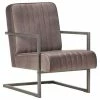 VidaXL Fauteuil cantilever Marron Cuir véritable 1 VidaXL Fauteuil cantilever Marron Cuir véritable -Fauteuils Soldes image 1 321857
