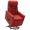 VidaXL Fauteuil inclinable Rouge bordeaux Similicuir