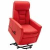 VidaXL Fauteuil inclinable Rouge Similicuir 2 VidaXL Fauteuil inclinable Rouge Similicuir -Fauteuils Soldes image 1 324012