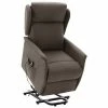 VidaXL Fauteuil inclinable Marron Tissu -Fauteuils Soldes image 1 324025