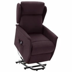 VidaXL Fauteuil inclinable Violet Tissu