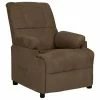 VidaXL Fauteuil inclinable Marron Similicuir daim -Fauteuils Soldes image 1 324046