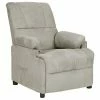 VidaXL Fauteuil inclinable Gris clair Similicuir daim -Fauteuils Soldes image 1 324048