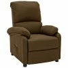 VidaXL Fauteuil inclinable Marron Tissu 2 VidaXL Fauteuil inclinable Marron Tissu -Fauteuils Soldes image 1 324073