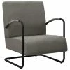 VidaXL Fauteuil Gris clair Tissu -Fauteuils Soldes image 1 325735
