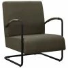 VidaXL Fauteuil Gris foncé Tissu -Fauteuils Soldes image 1 325736